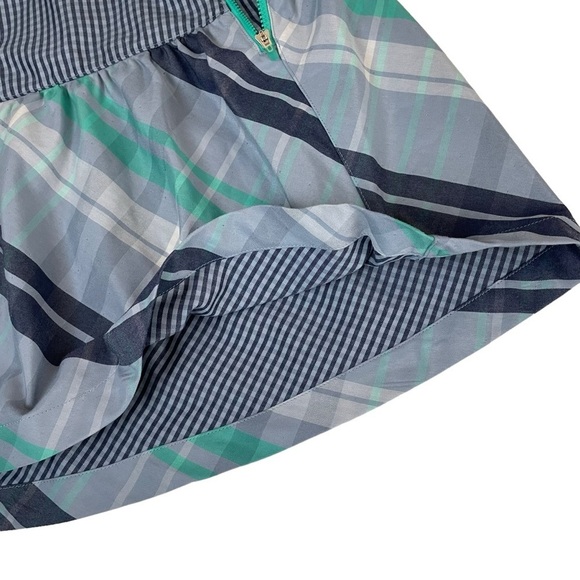 Nike Golf Sport Dri-Fit Plaid Teal Golf Skirt - Picture 6 of 9